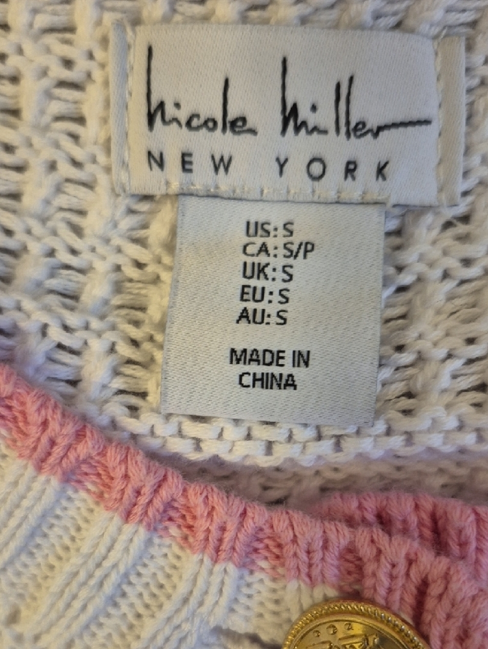 Lady Cardigan By Nicole Miller - Like New - Size S - Picture 2 of 5